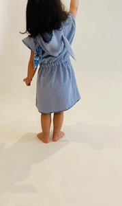 Towel cover up ( blue )